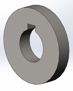 Spacer washer 45x8mm